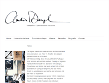 Tablet Screenshot of claudia-dzengel.com